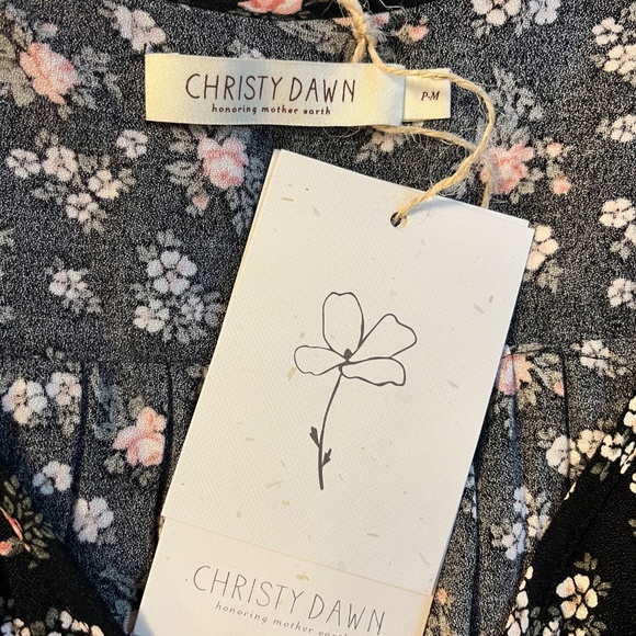 NWT - Christy Dawn - Simple Dawn Dress - Night Rosette - Petite Medium - Picture 4 of 6